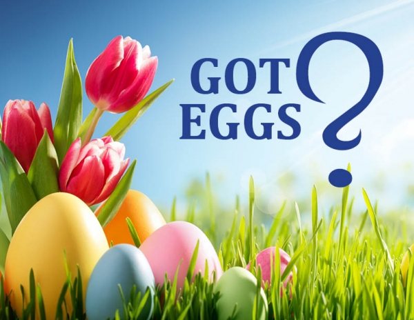 Last Call for Candy-Filled Eggs by Good Friday for Our Easter Egg Hunt Indoors on Sunday!