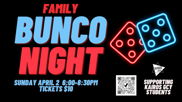 Family Bunco Night | Sunday April 2nd | 6:00 - 8:30PM