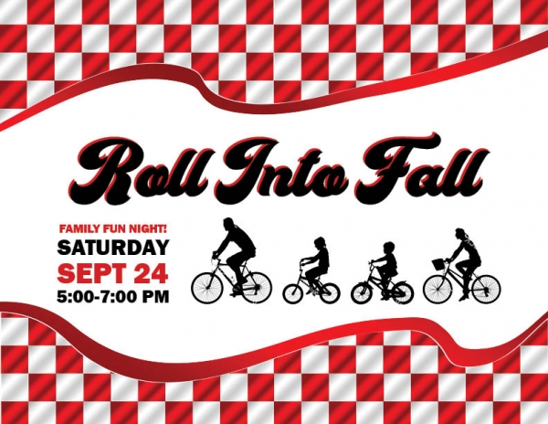 Roll Into Fall Family Event, Saturday, Sept. 24, 5 - 7 pm!